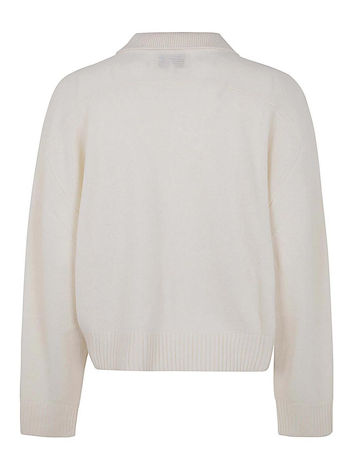 Shop Loulou Studio Cashmere Sweater In Blanco