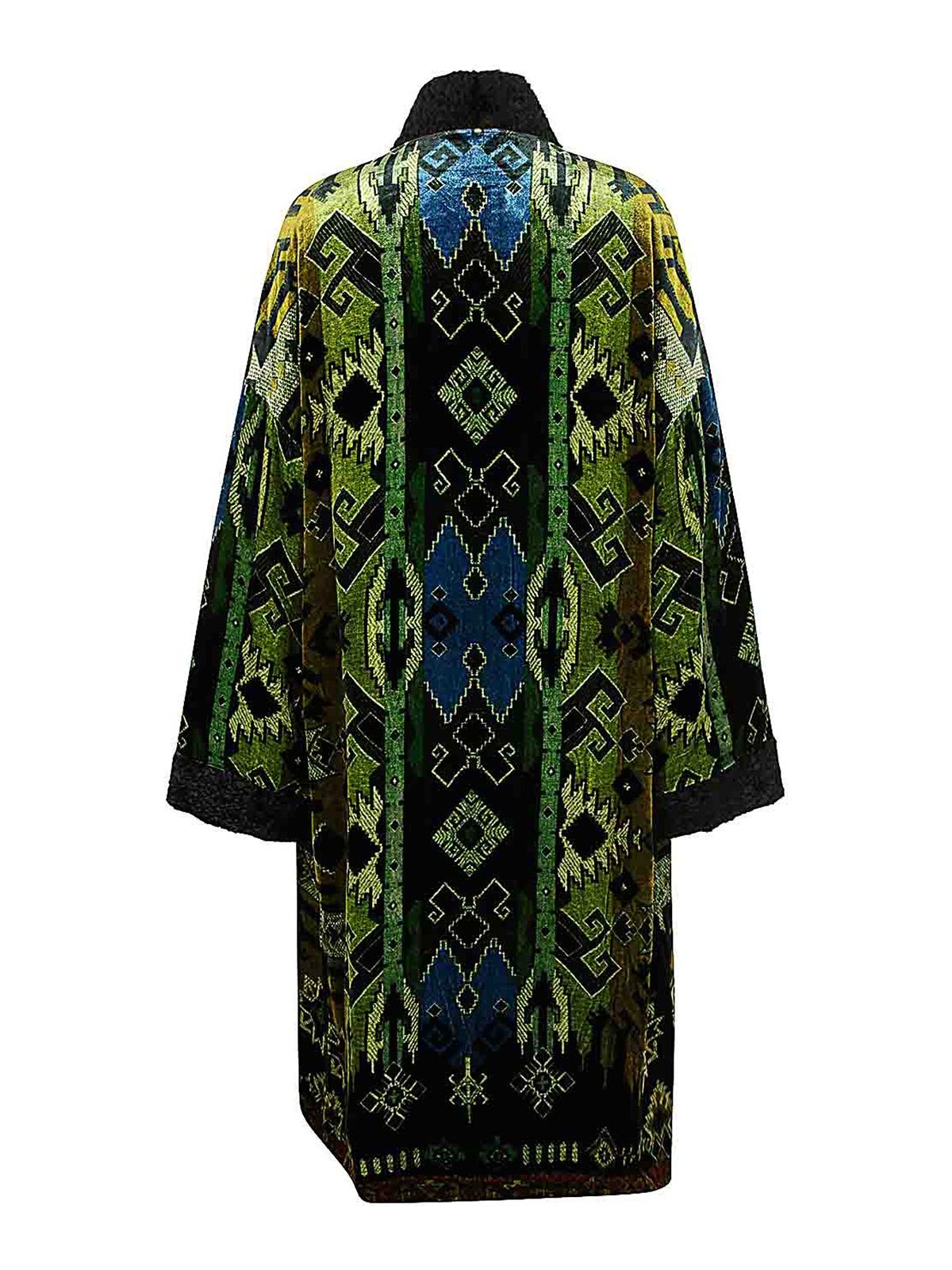 Shop Pierre-louis Mascia Kanada Kimono In Multicolor