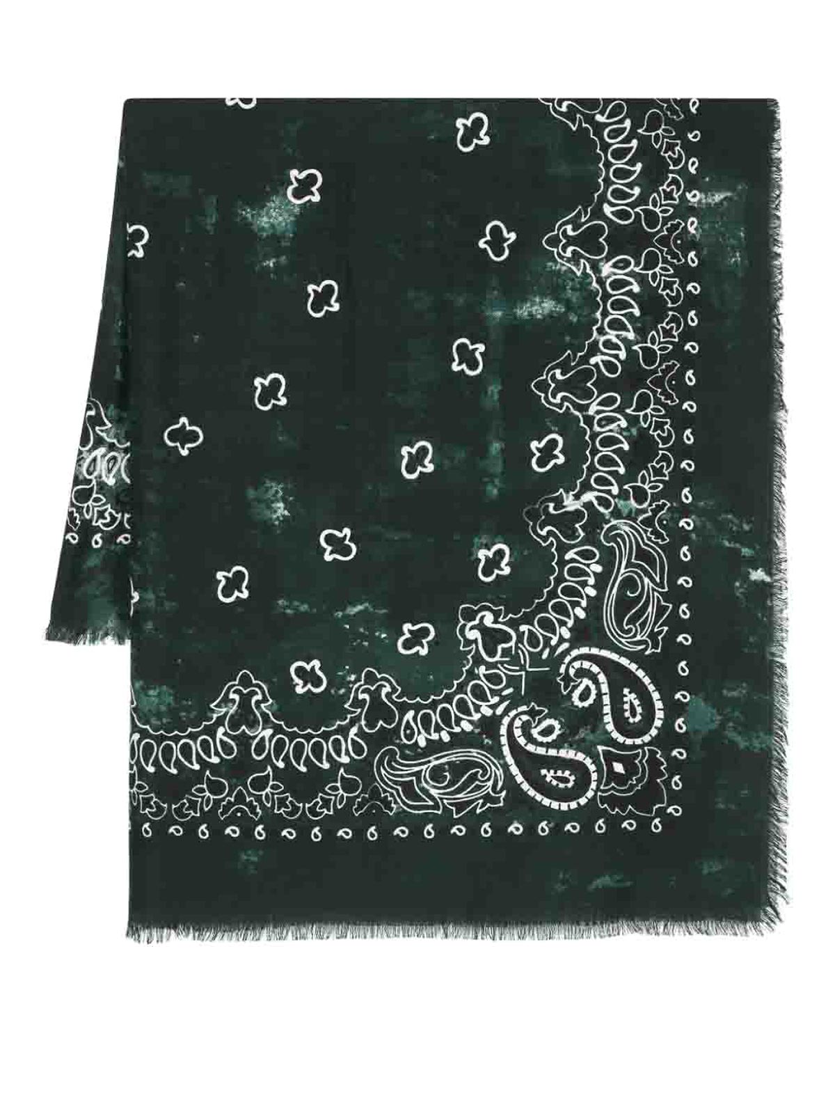 Shop Destin Scarf Jil Quadra 140x140 Cm In Verde