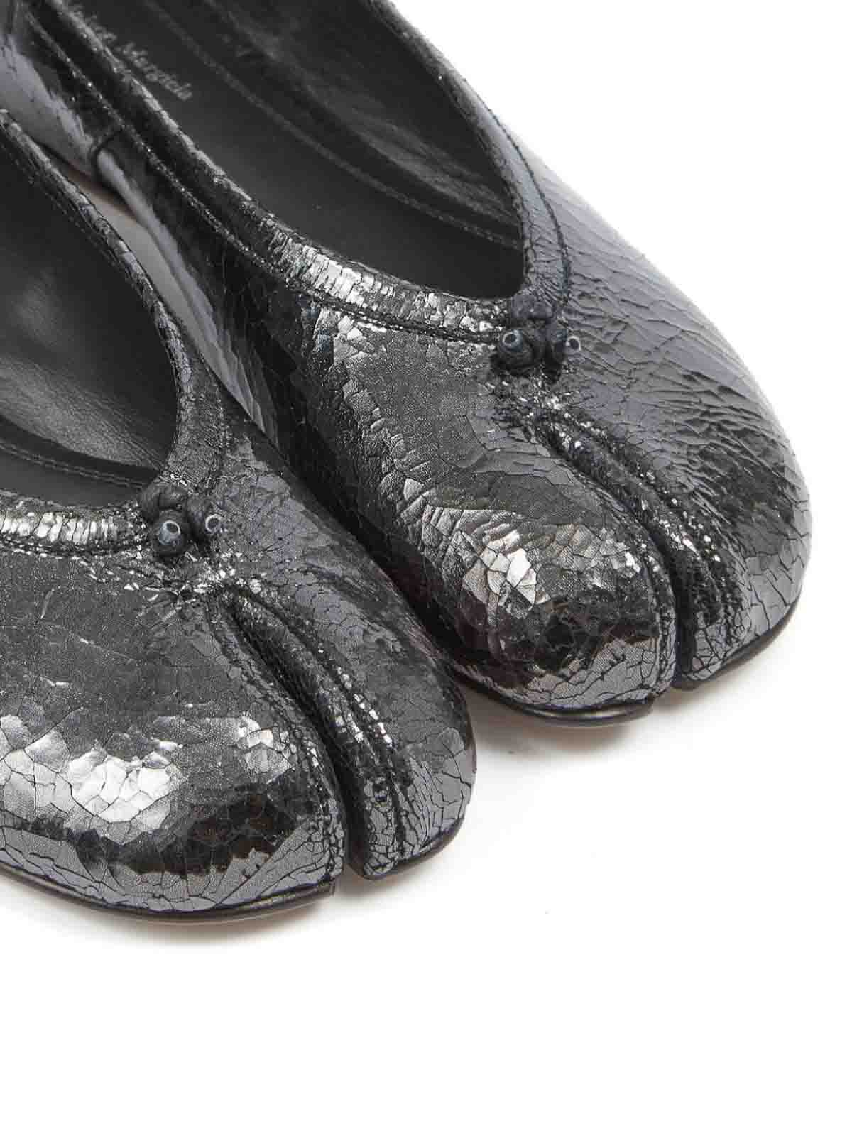 Shop Maison Margiela Tabi Ballerina New In Gris