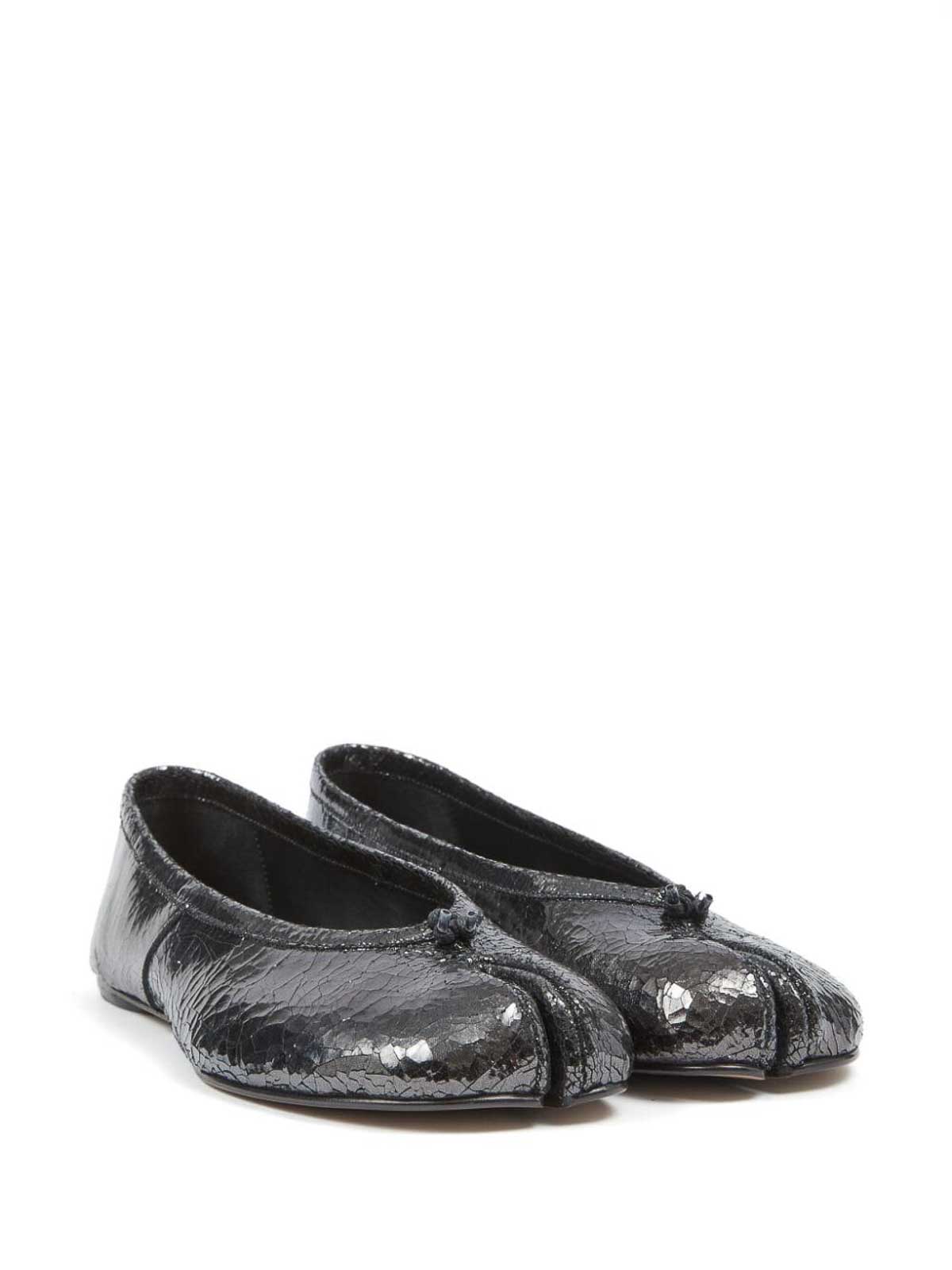 Shop Maison Margiela Tabi Ballerina New In Gris