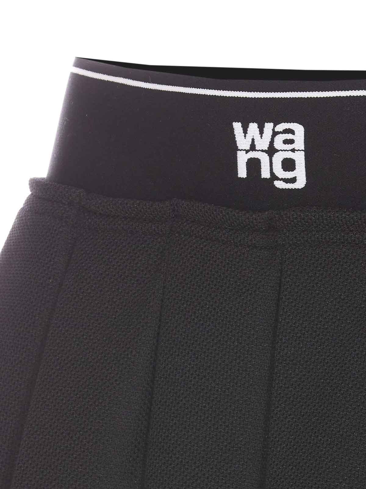 Shop Alexander Wang Mini Skirt In Black