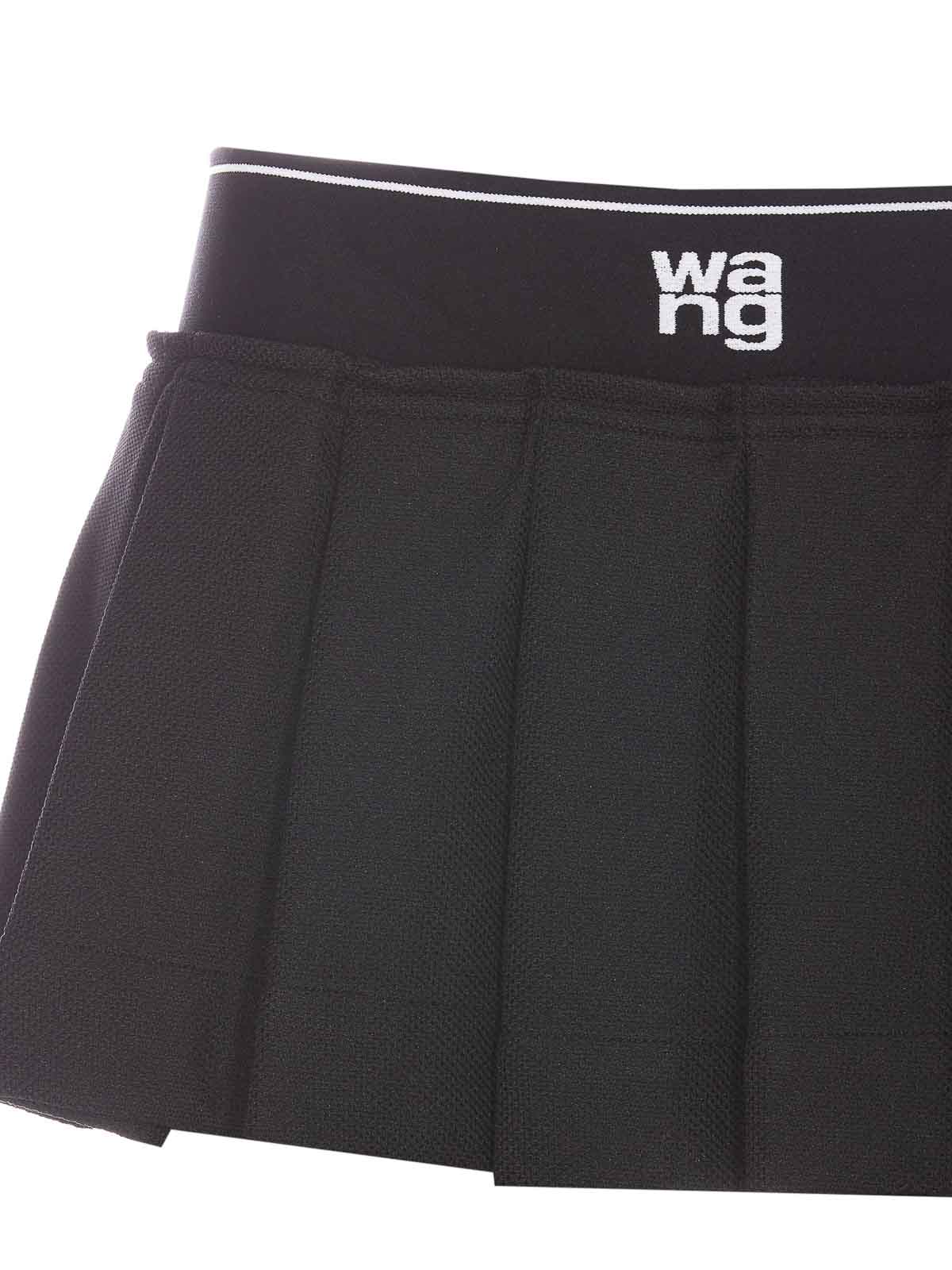 Shop Alexander Wang Mini Skirt In Black