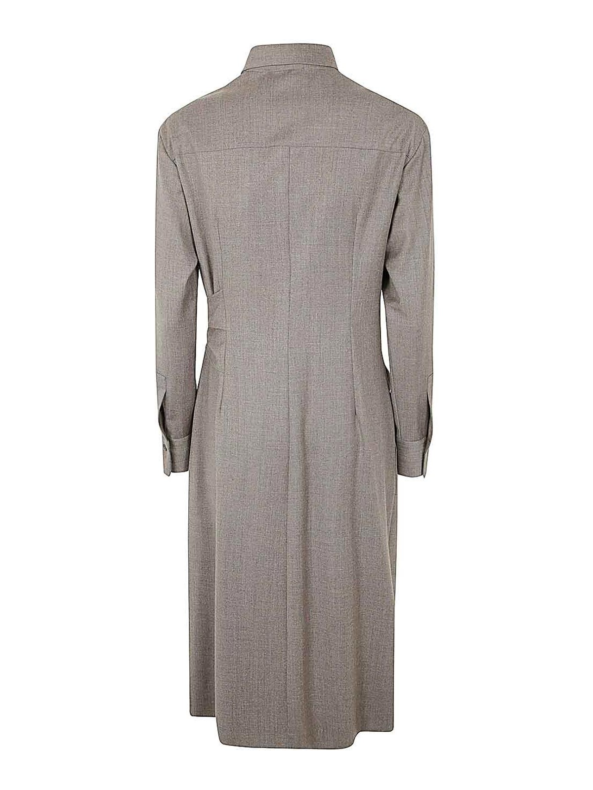 Shop Antonelli Firenze Ladispoli Shirt Dress In Gris