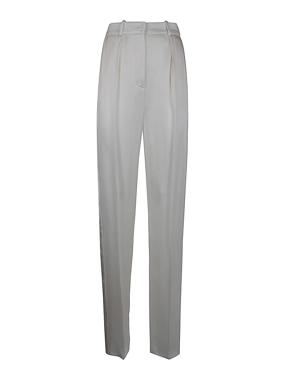 Shop Elisabetta Franchi Pants In Blanco