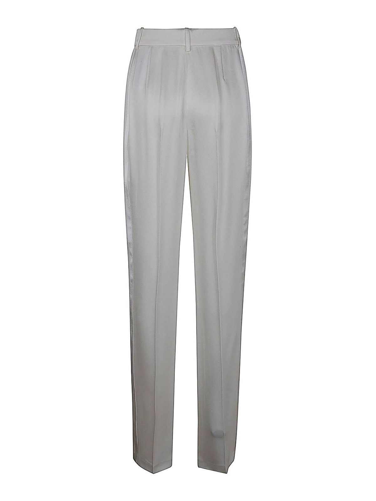 Shop Elisabetta Franchi Pants In Blanco