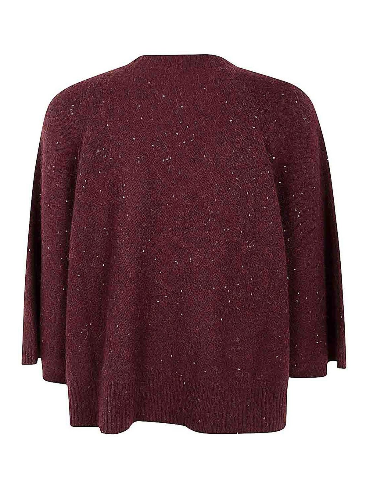 Shop Fabiana Filippi Crew Neck Sweater In Rosado