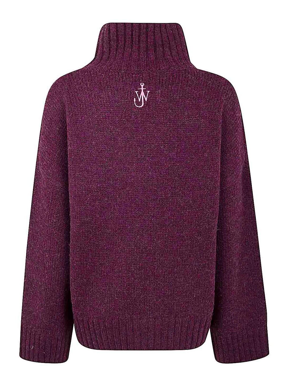 Shop Jw Anderson Turtleneck Jumper In Rosado