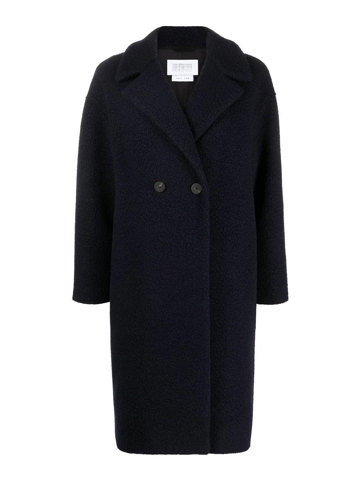 Shop Harris Wharf London Coats In Azul