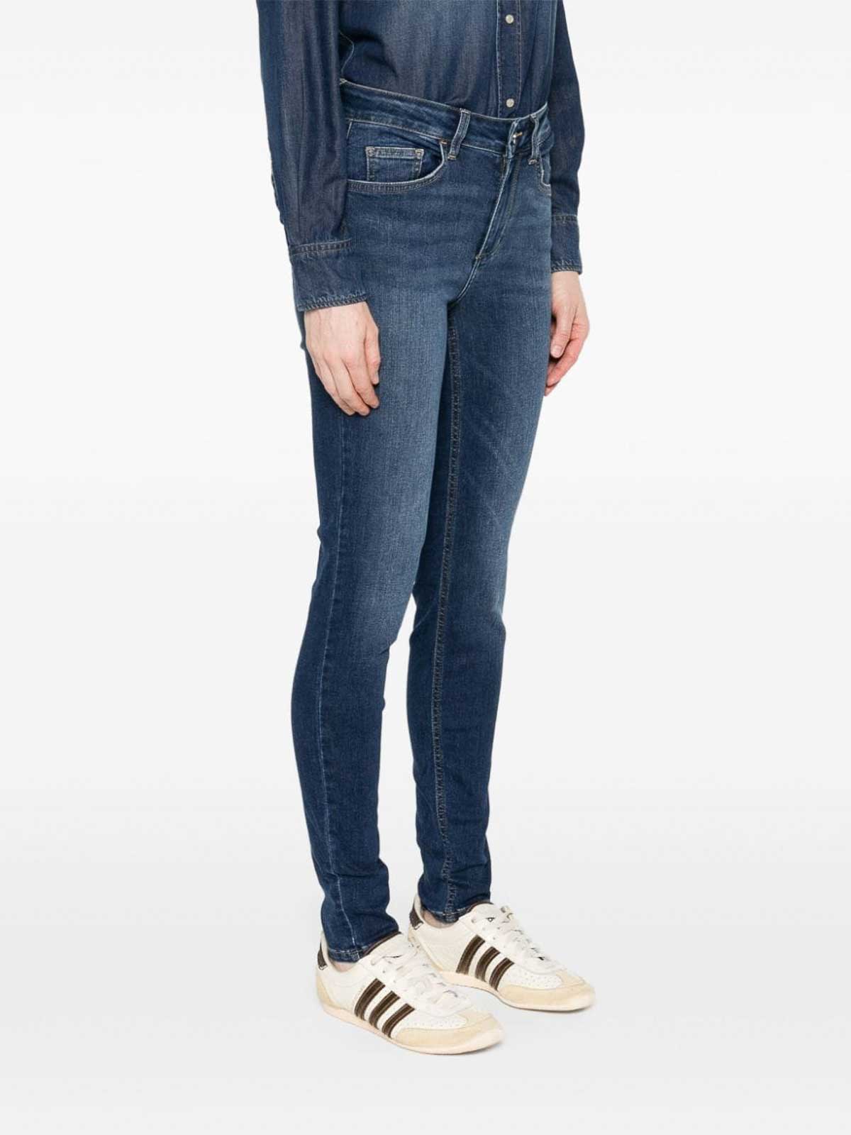 Shop Liu •jo Skinny Jeans In Azul