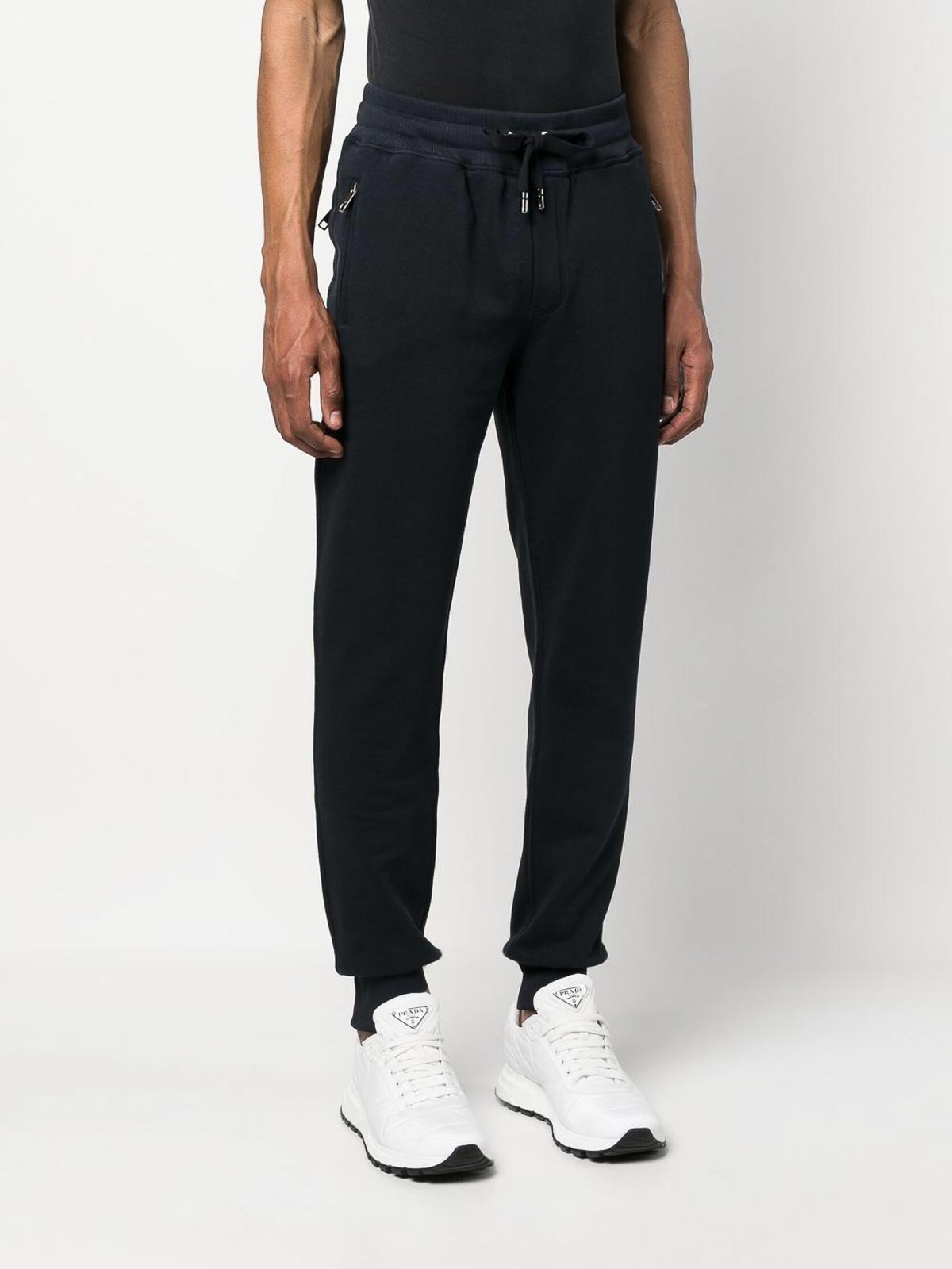 Shop Dolce & Gabbana Casual Trousers In Negro