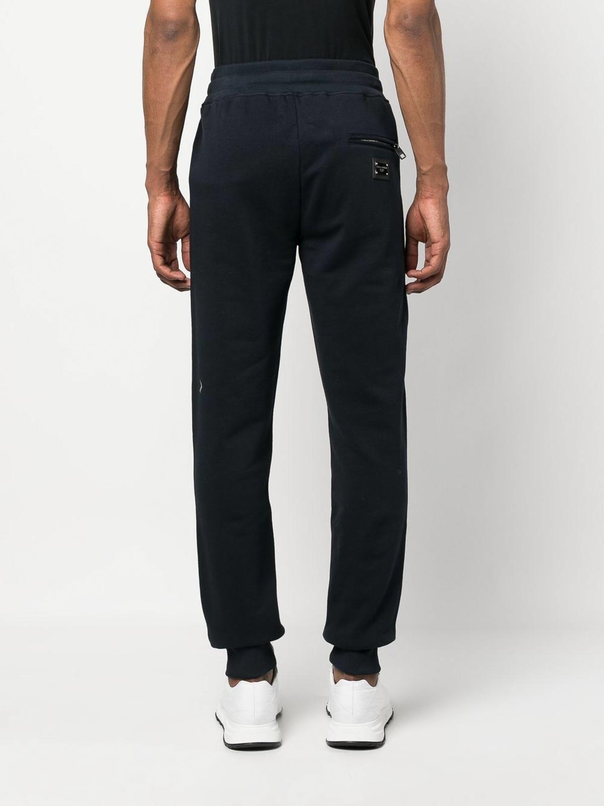 Shop Dolce & Gabbana Casual Trousers In Negro