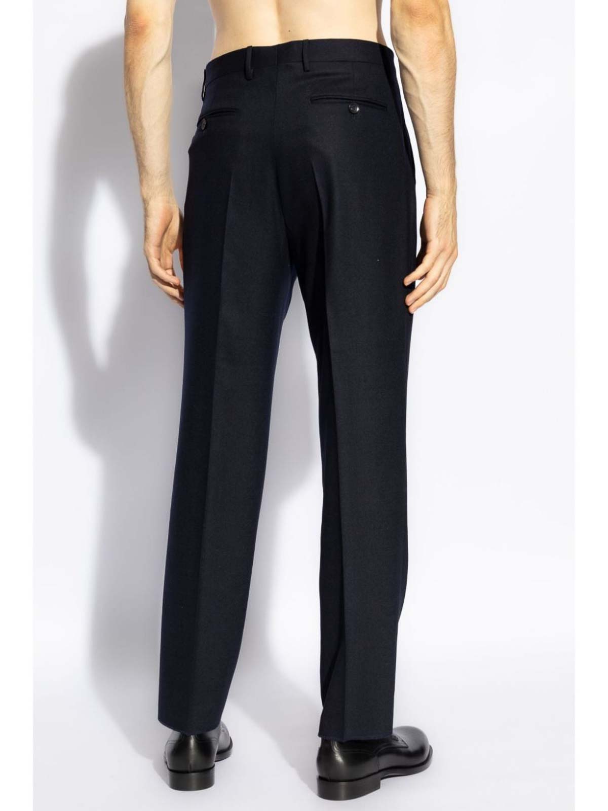 Shop Etro Formal Trousers In Azul