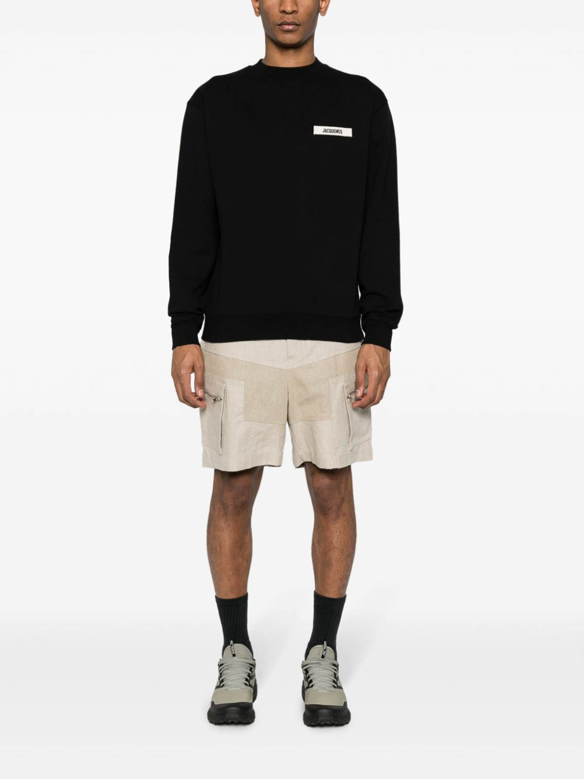 Shop Jacquemus Sweatshirt In Negro