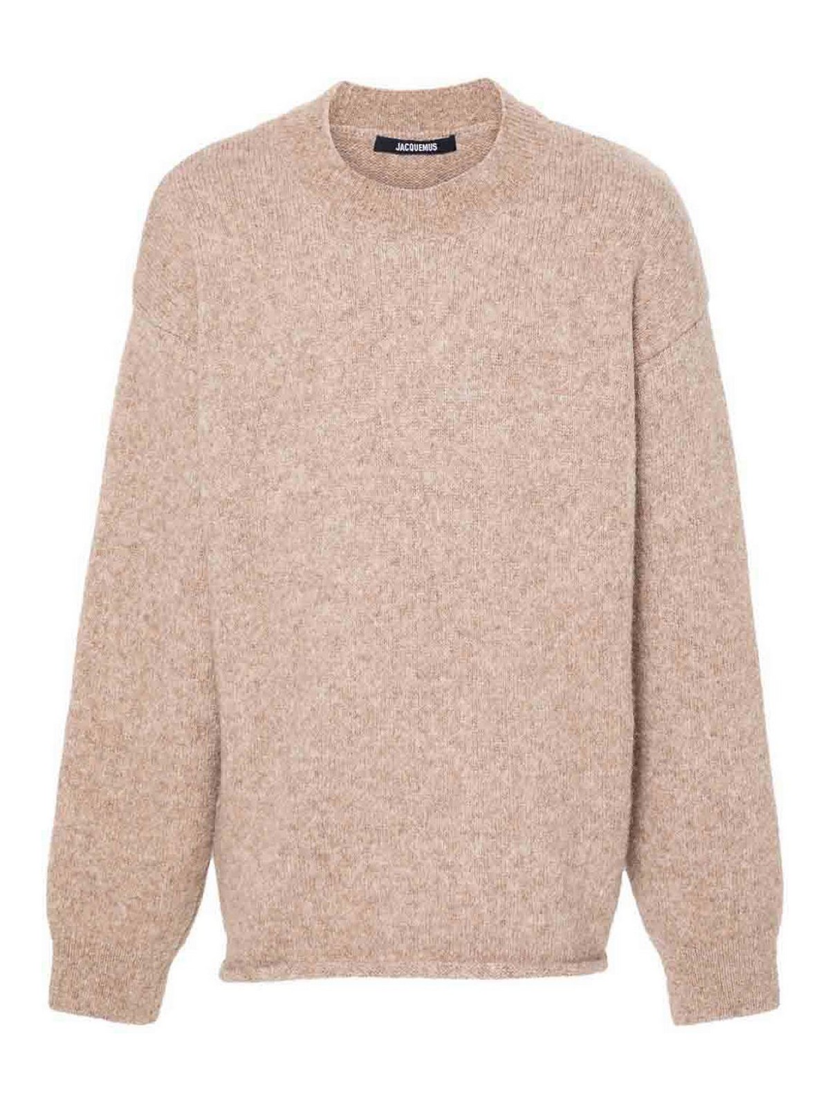 Shop Jacquemus Crewneck In Beis