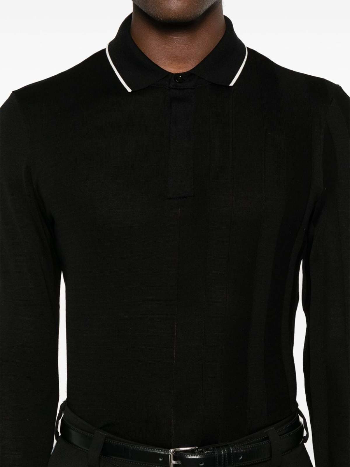 Shop Jacquemus Polo In Negro