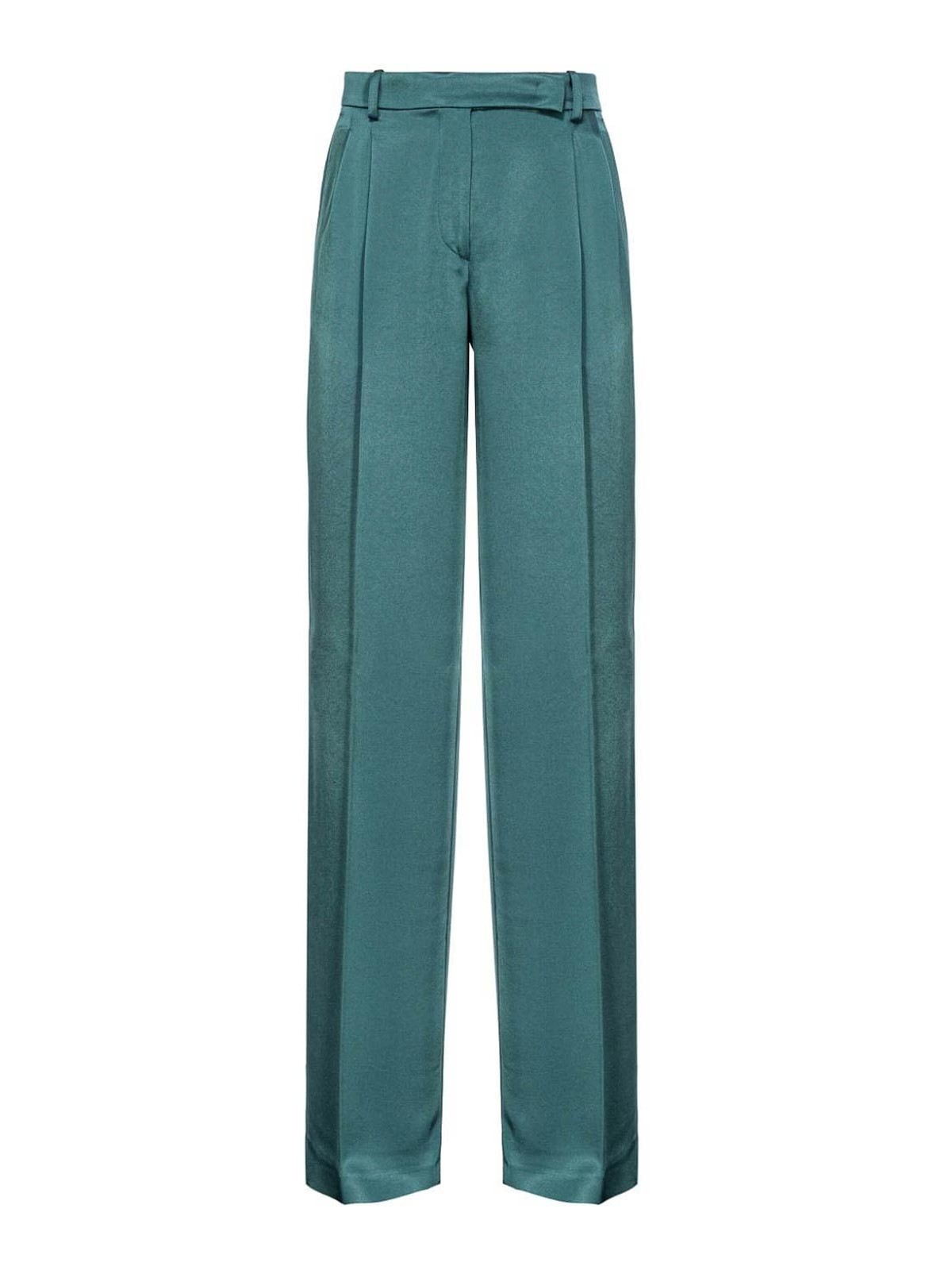 Shop Pinko Flared Jeans In Green