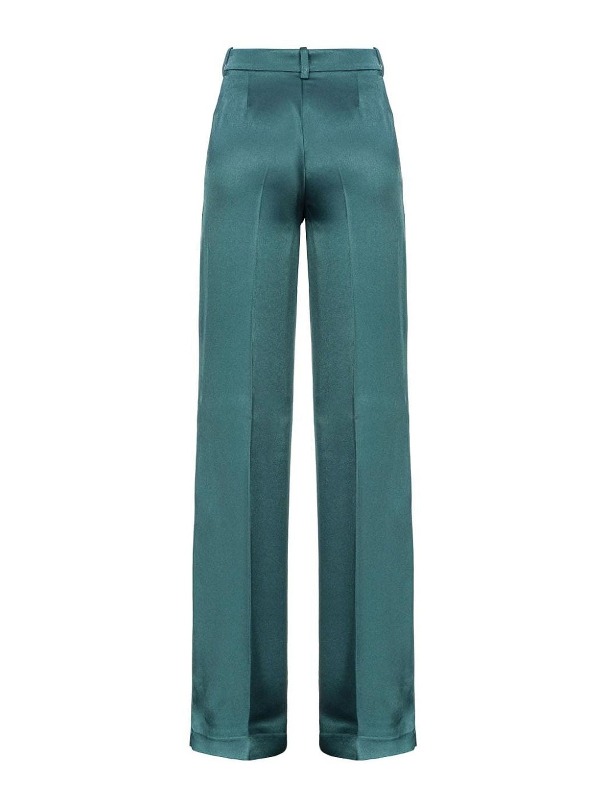 Shop Pinko Flared Jeans In Green