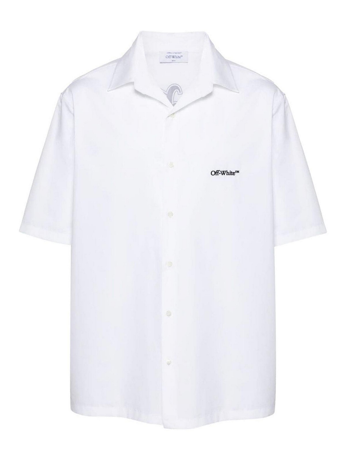 OFF-WHITE WHITE POPLIN POLO 