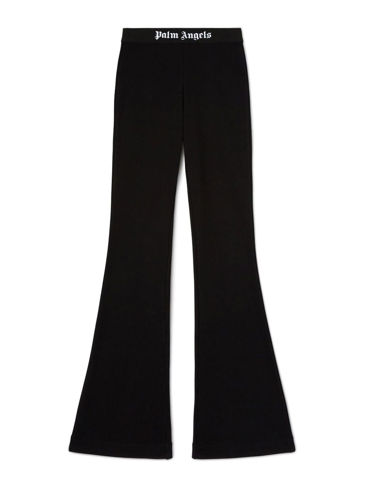 Shop Palm Angels Flared Jeans In Black