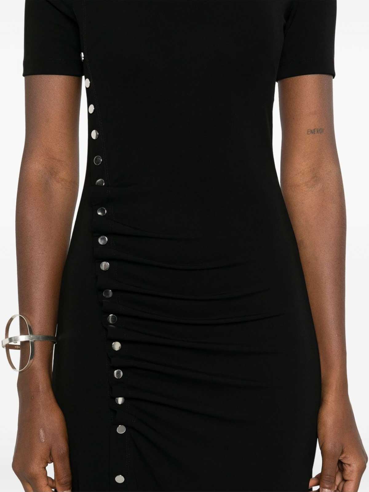 RABANNE VESTIDO LARGO - NEGRO 