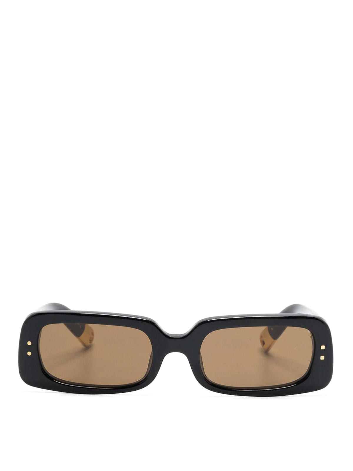 Shop Jacquemus Glasses In Black