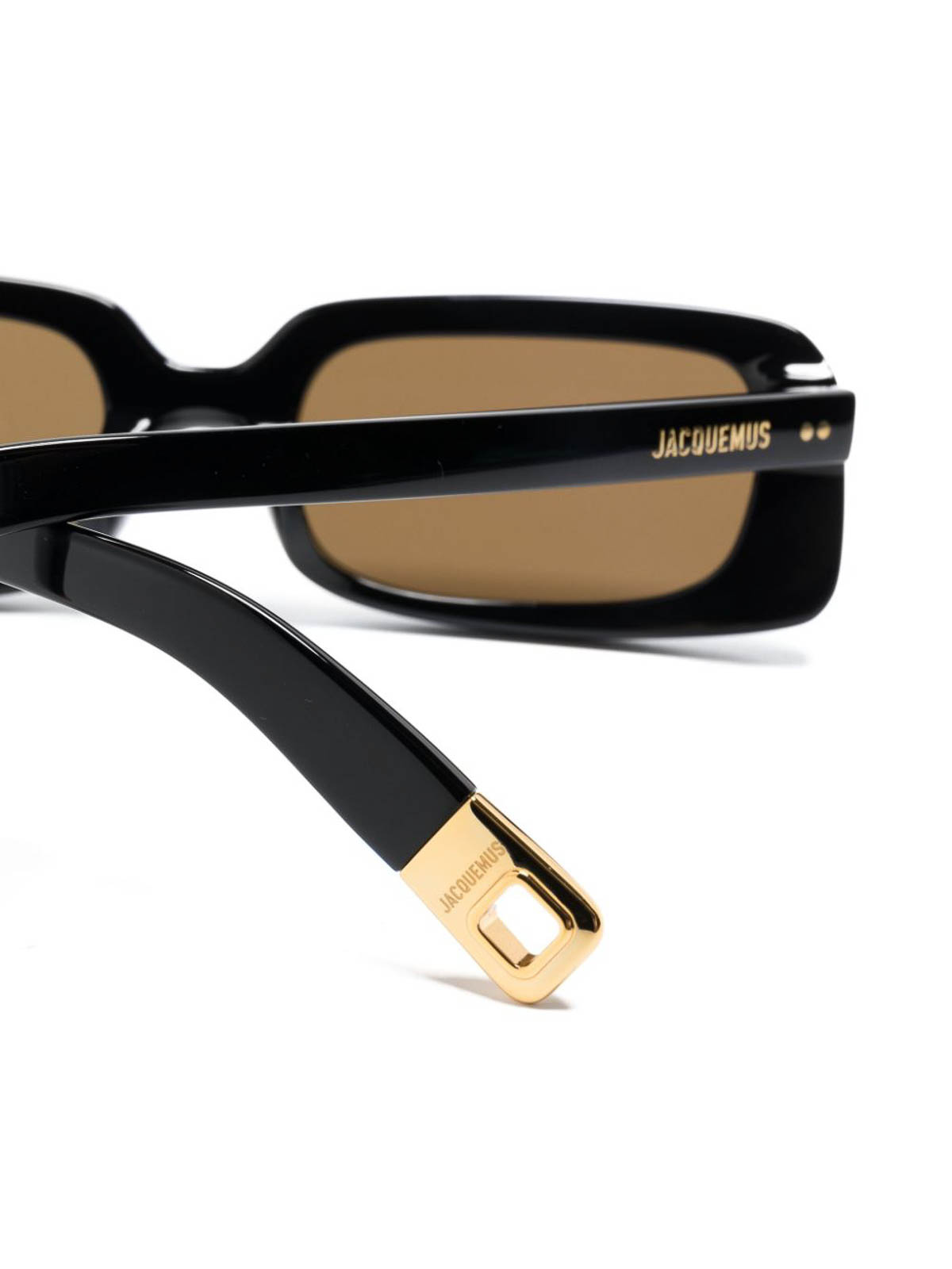 Shop Jacquemus Glasses In Black