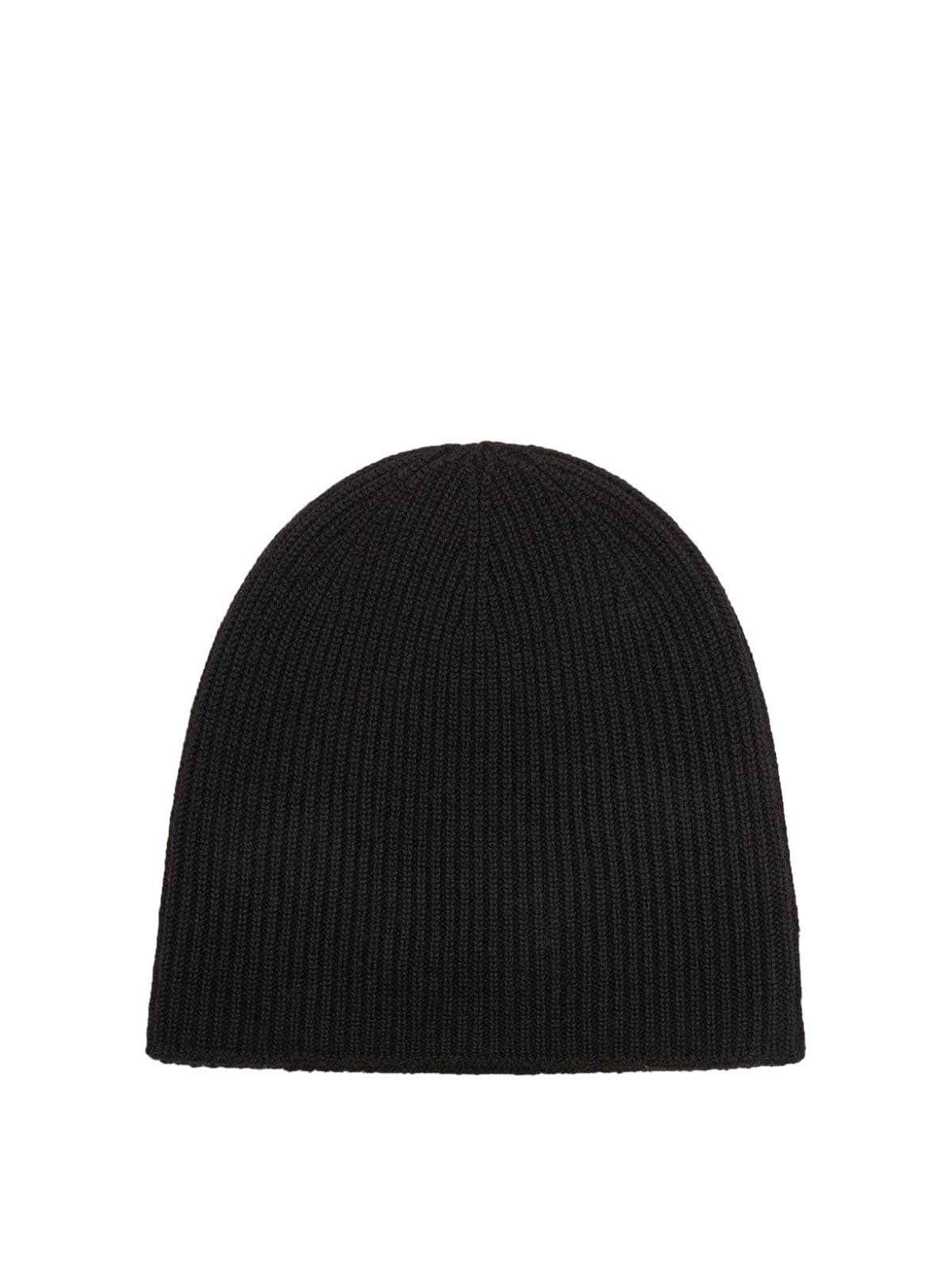 Shop Dsquared2 Embroidery Beanie In Black