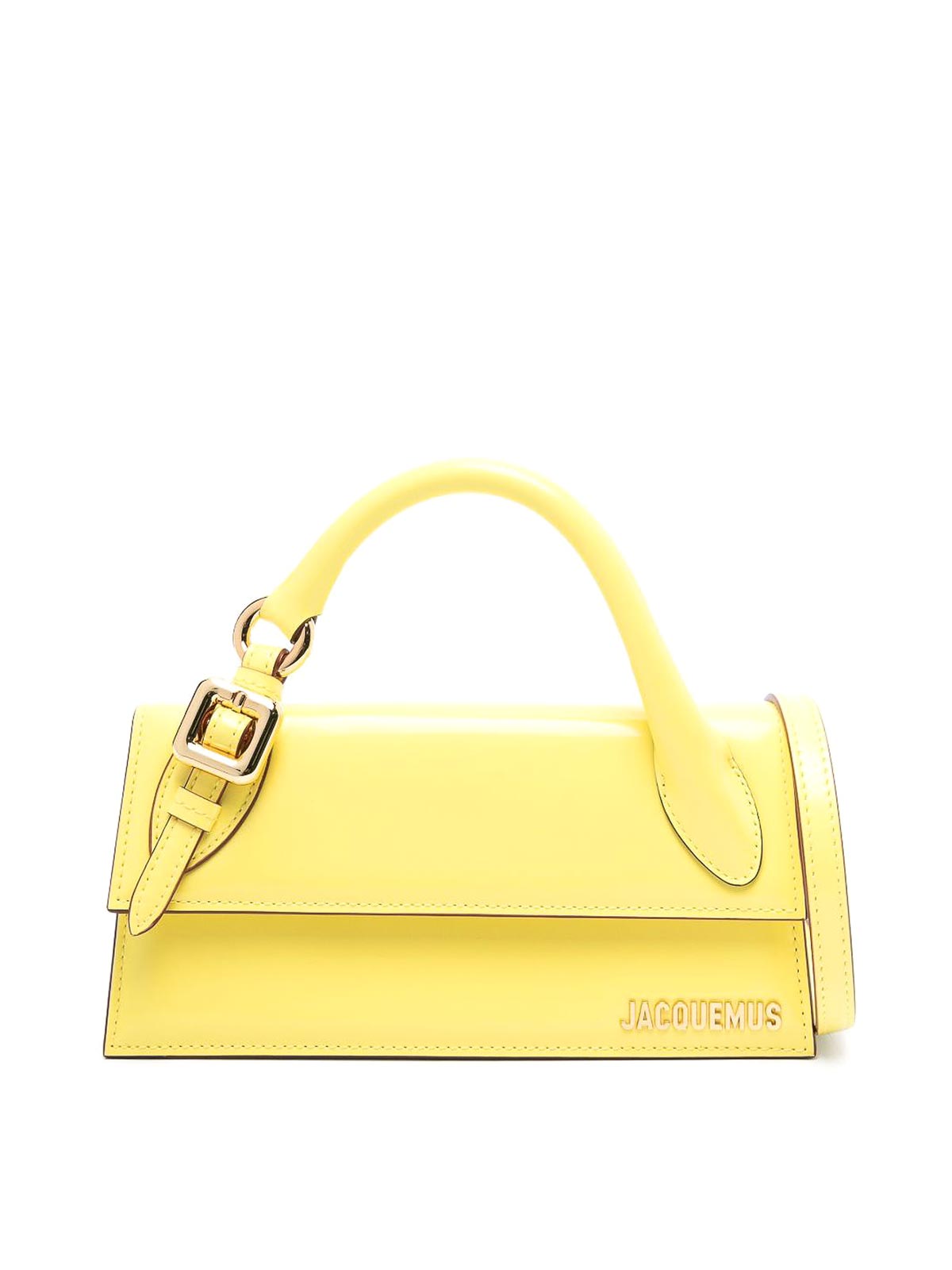 Shop Jacquemus Crossbody Bag In Yellow