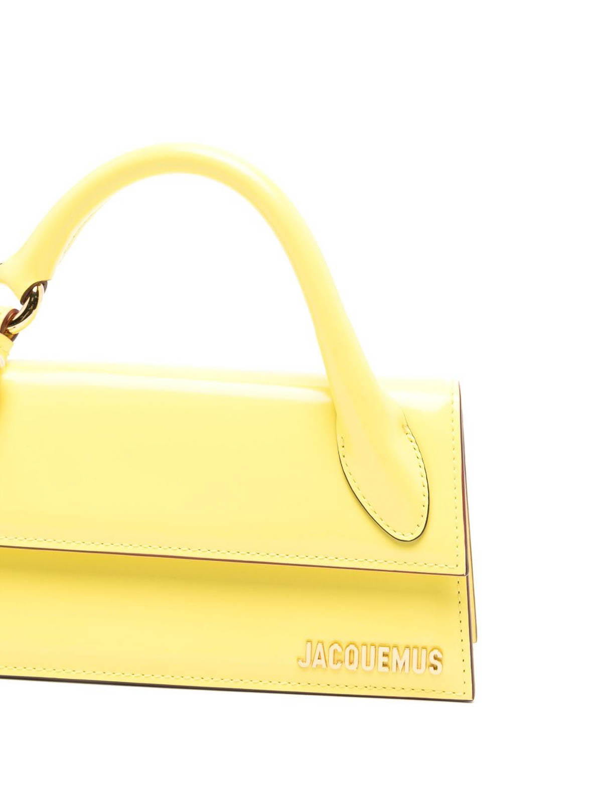 Shop Jacquemus Crossbody Bag In Yellow