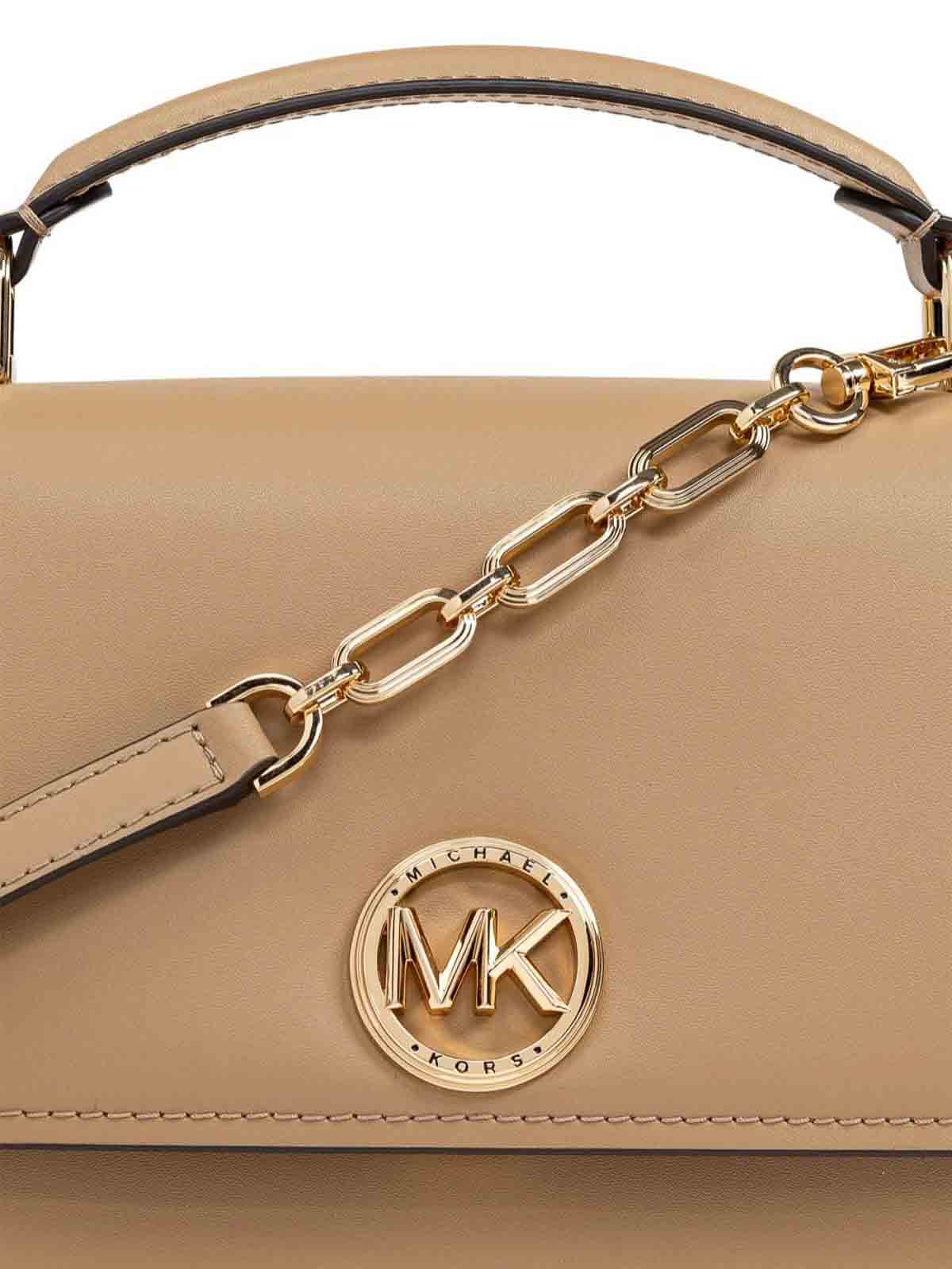 Shop Michael Kors Crossbody Bag In Camel