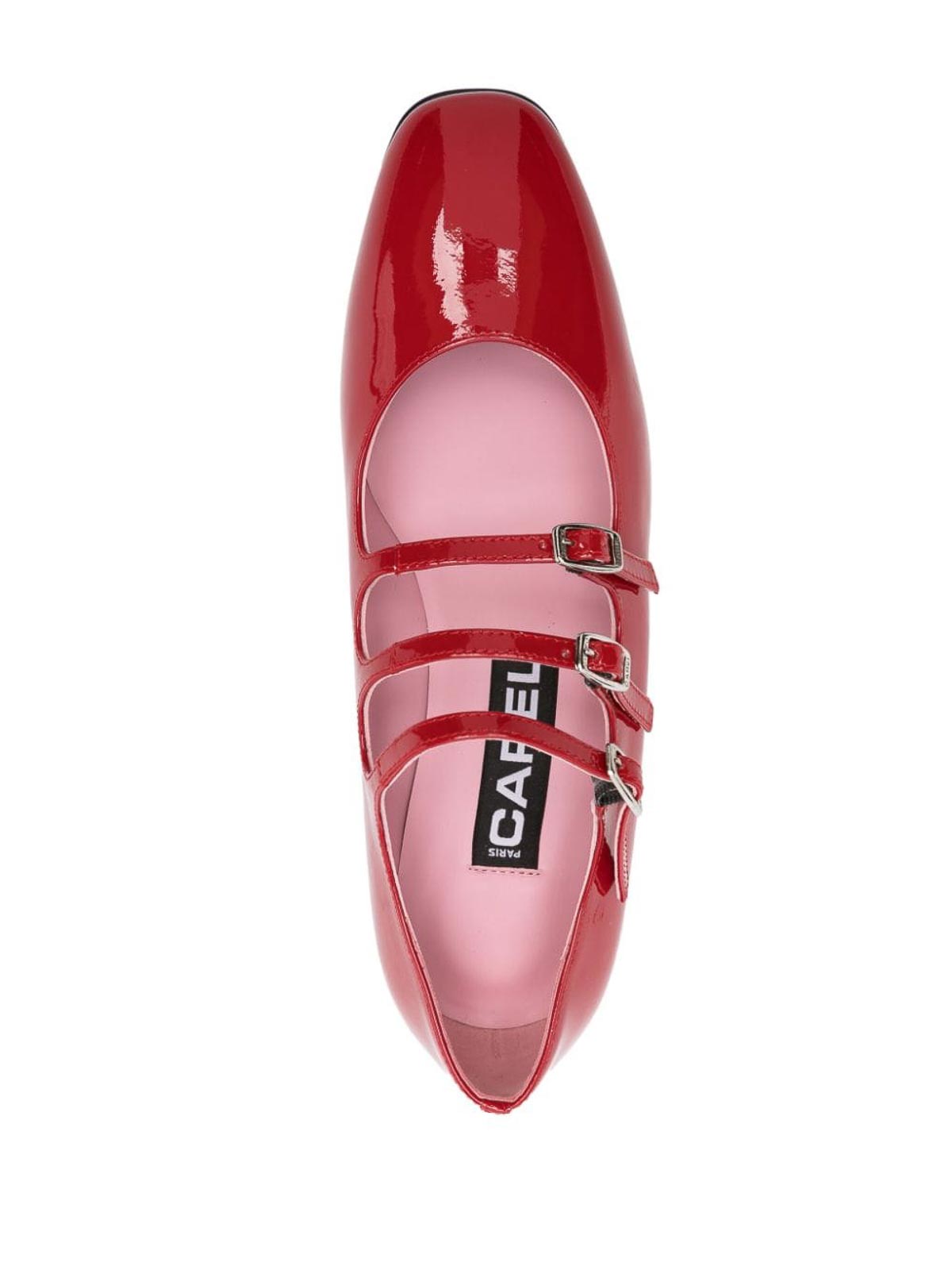 Shop Carel Paris Flat Shoes In Red