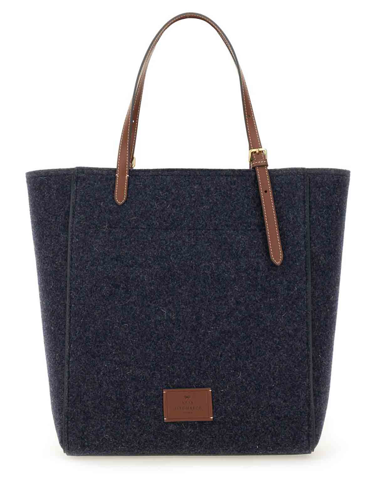 Shop Anya Hindmarch Small Eyes Tote Bag In Blue