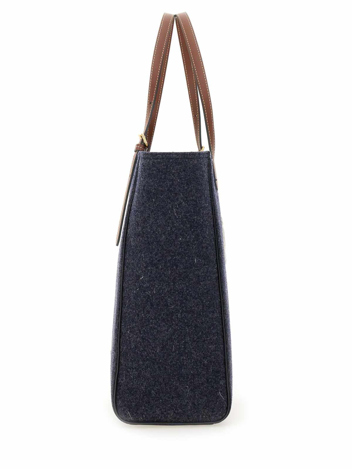 Shop Anya Hindmarch Small Eyes Tote Bag In Blue