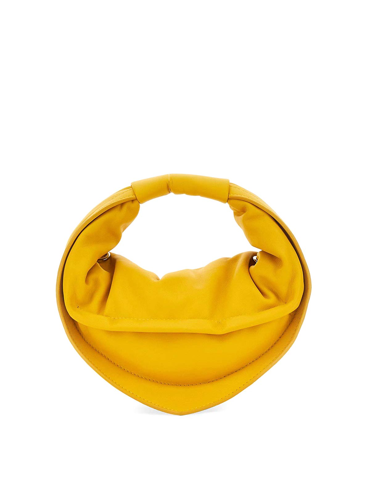 Shop Federico Cina Mini Tortellino Bag In Yellow