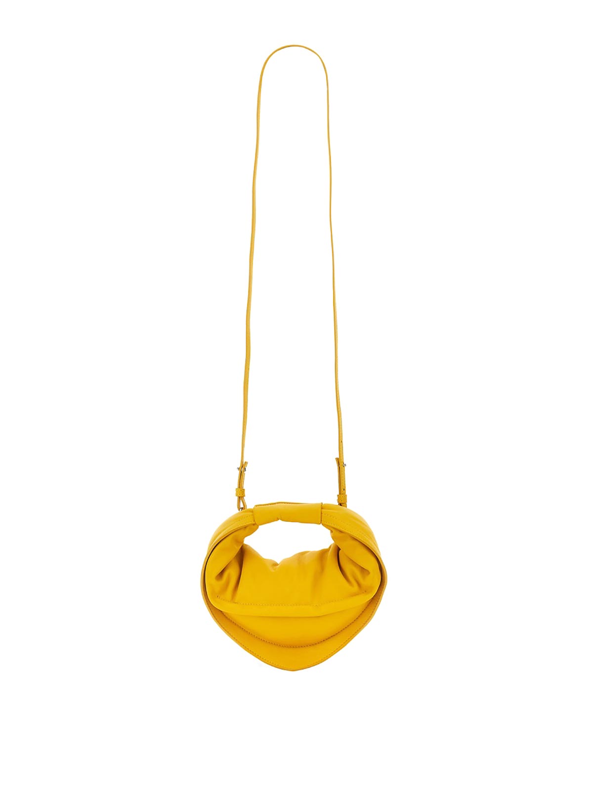 Shop Federico Cina Mini Tortellino Bag In Yellow