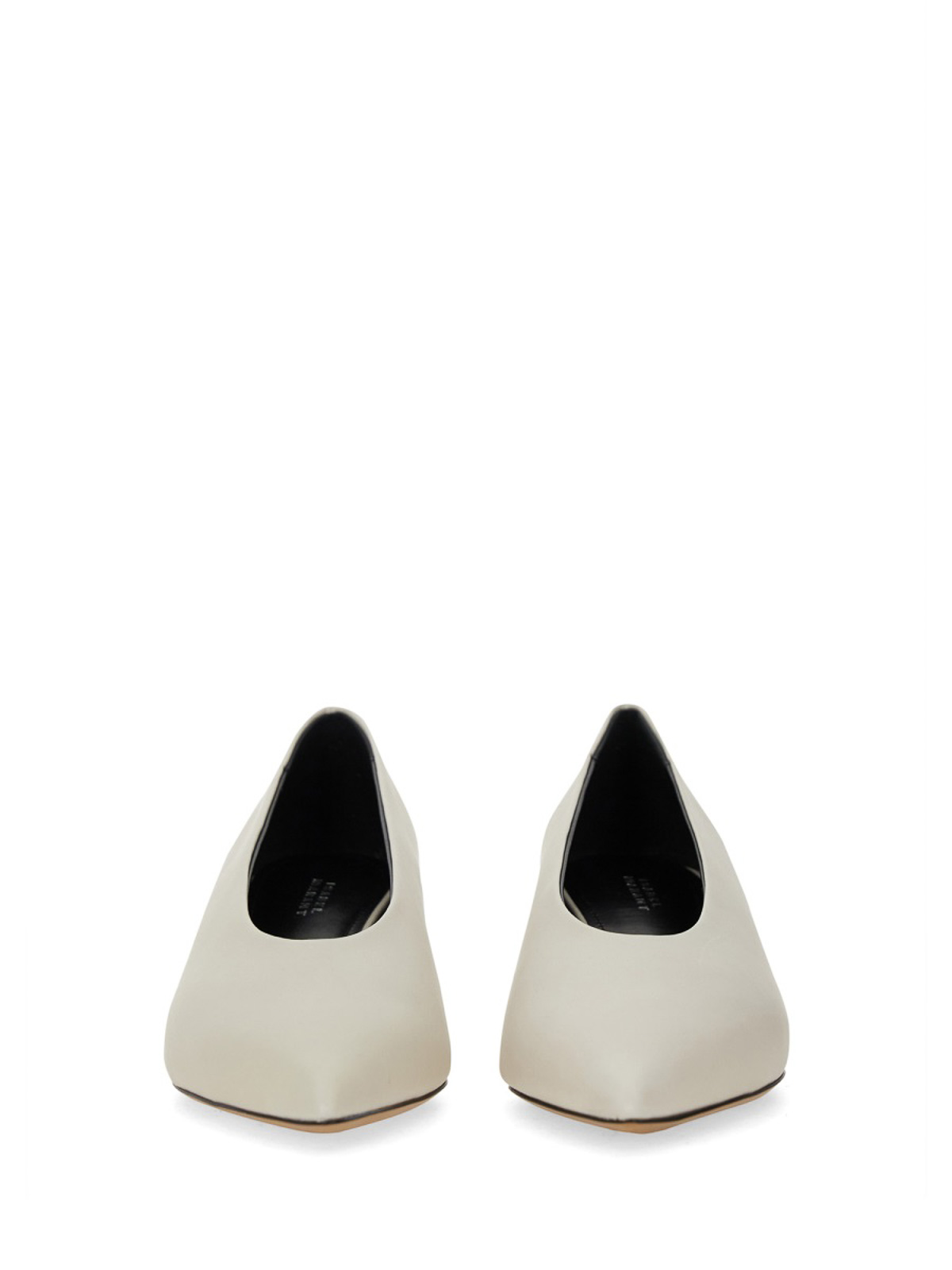 Shop Isabel Marant Leather Ebisa Pumps In White