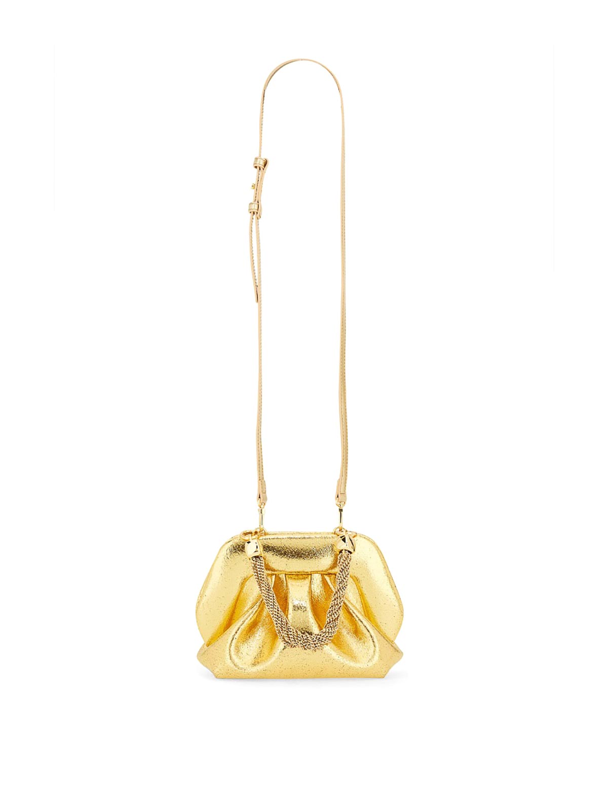 Shop Themoirè Gea Bag In Gold