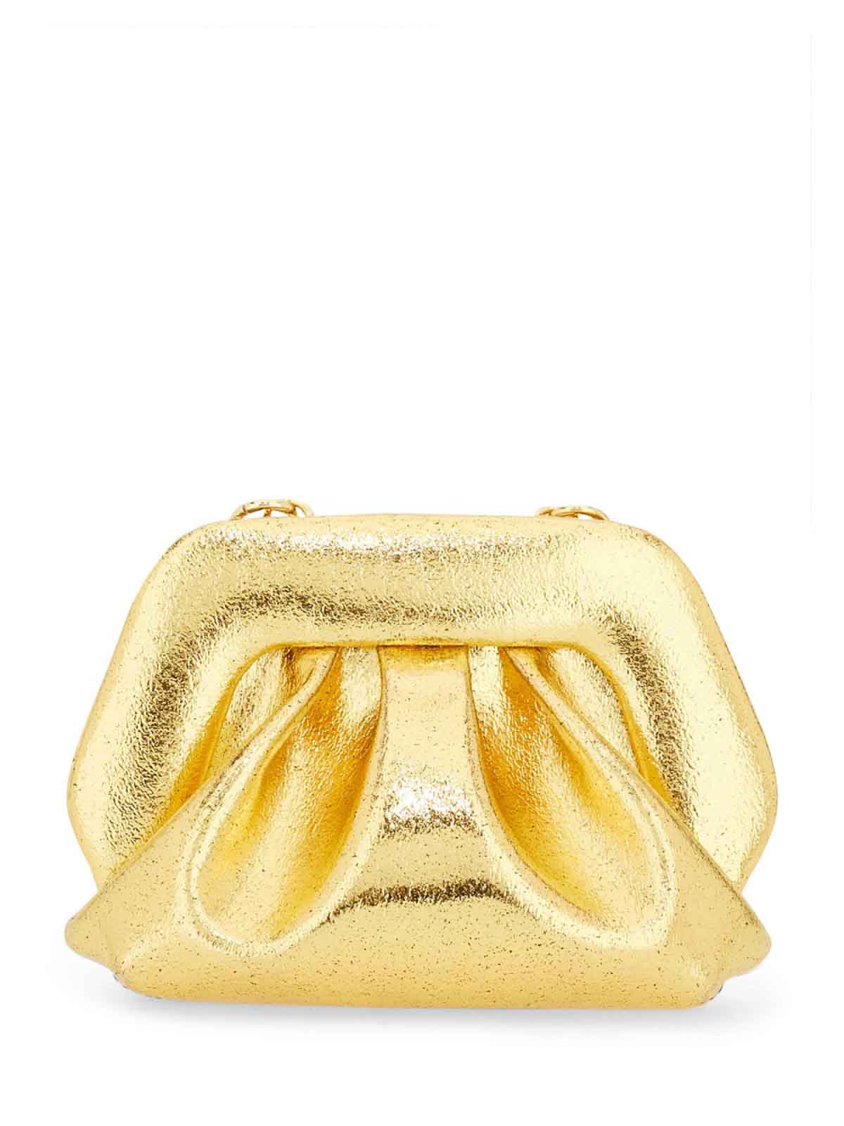 Shop Themoirè Gea Bag In Gold