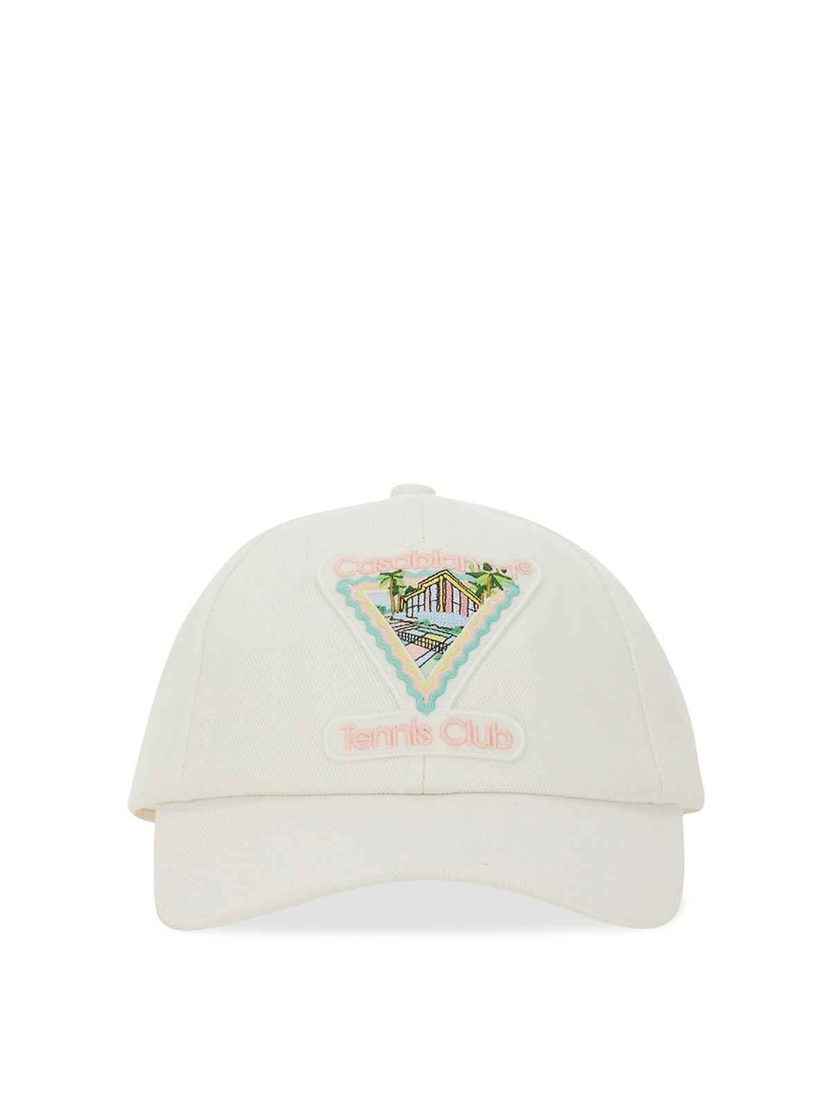 Shop Casablanca Baseball Cap In White