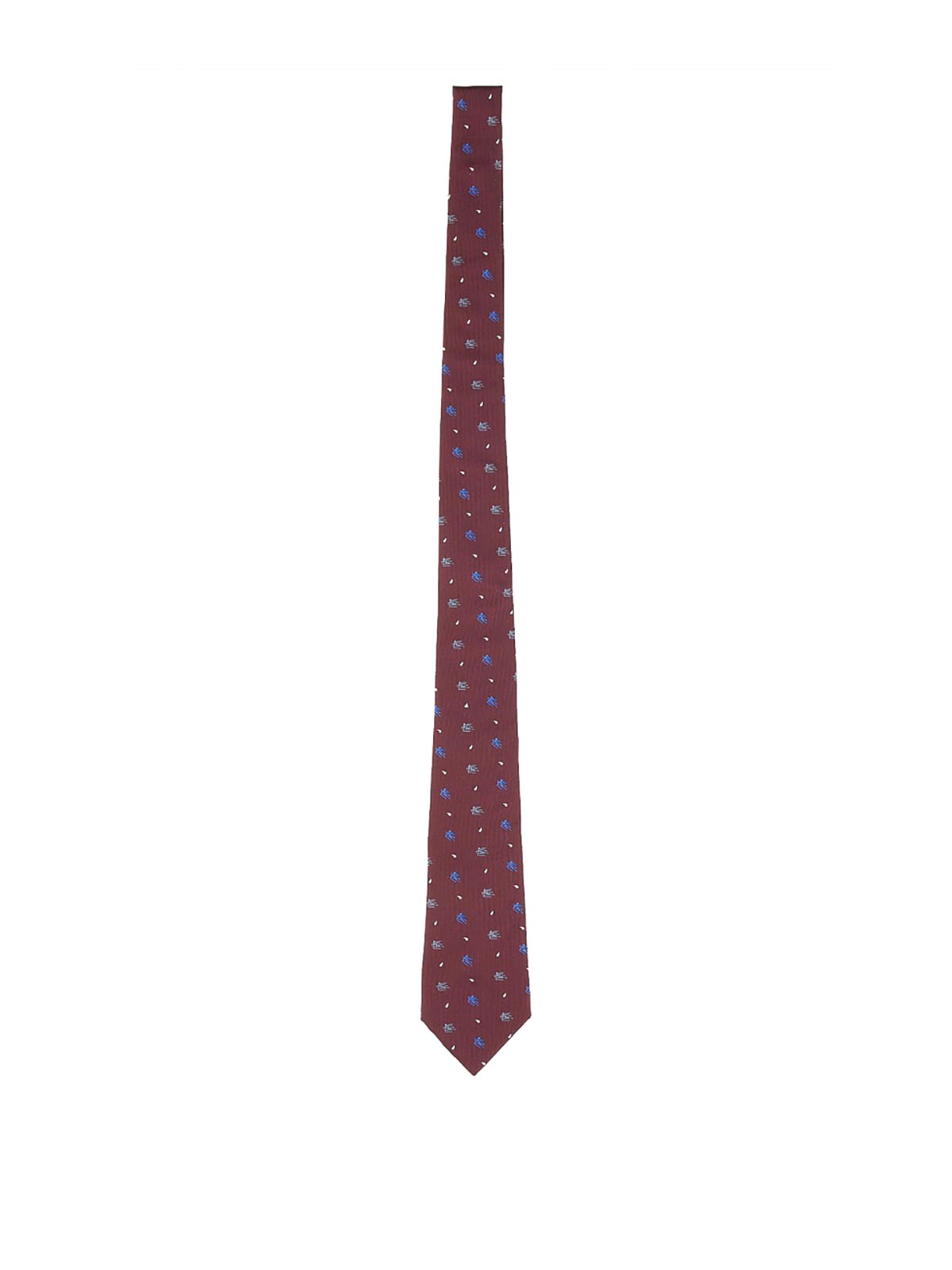 Shop Etro Silk Tie In Multicolour