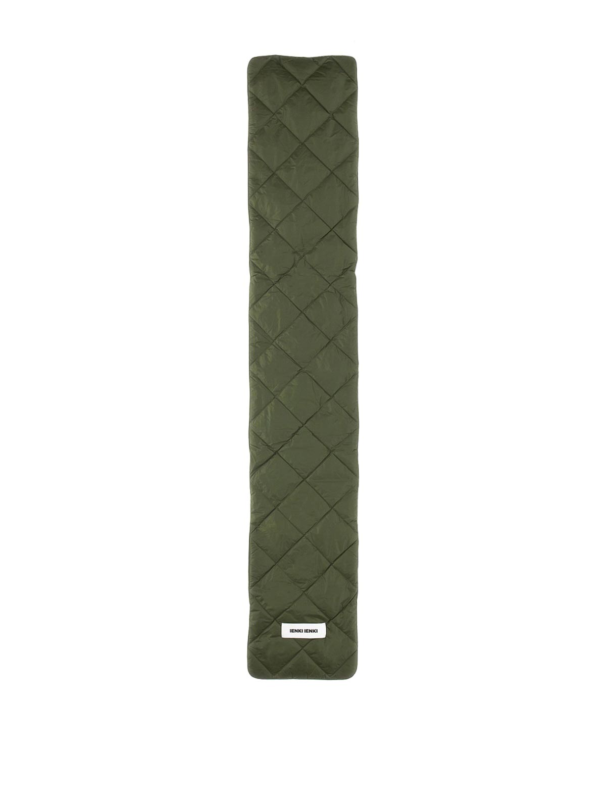 Ienki Ienki Quilted Scarf - Green - Men | SCARFLEONKHAKI