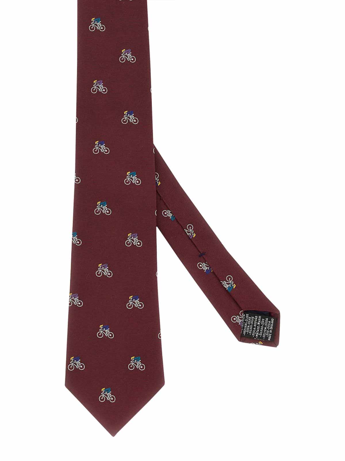 Shop Paul Smith Silk Tie In Red