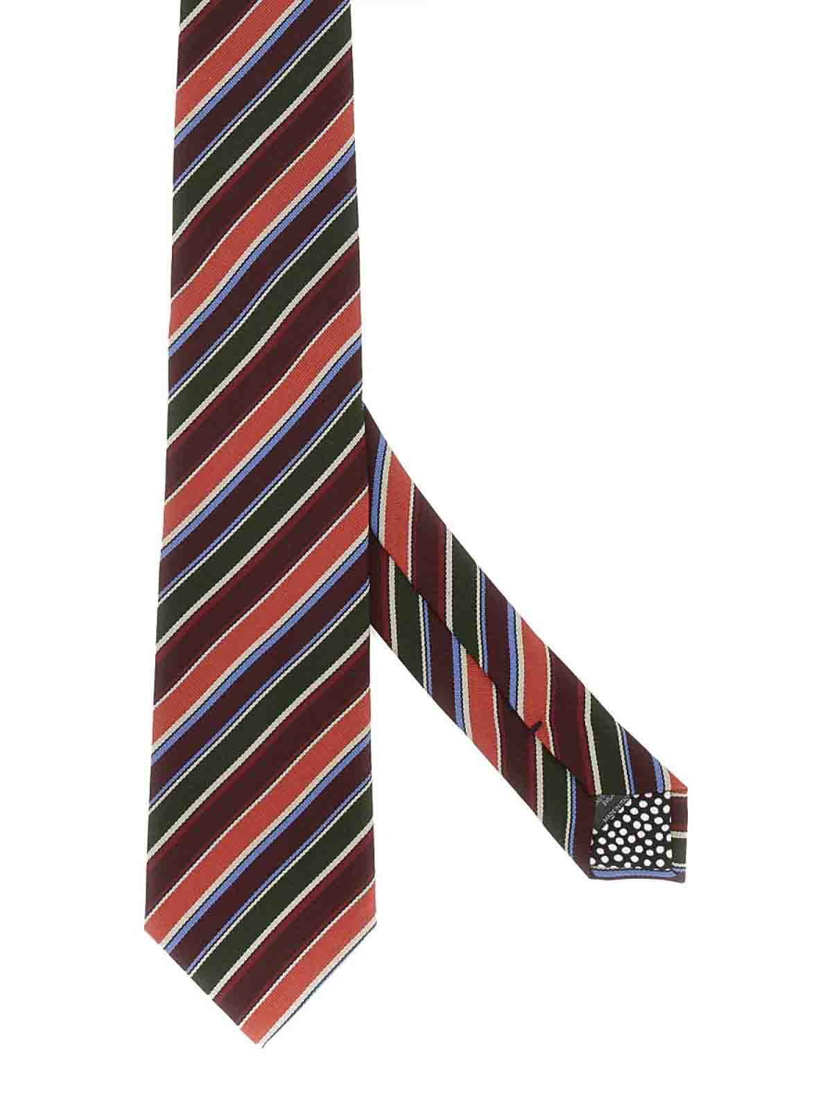 Shop Paul Smith Silk Tie In Red