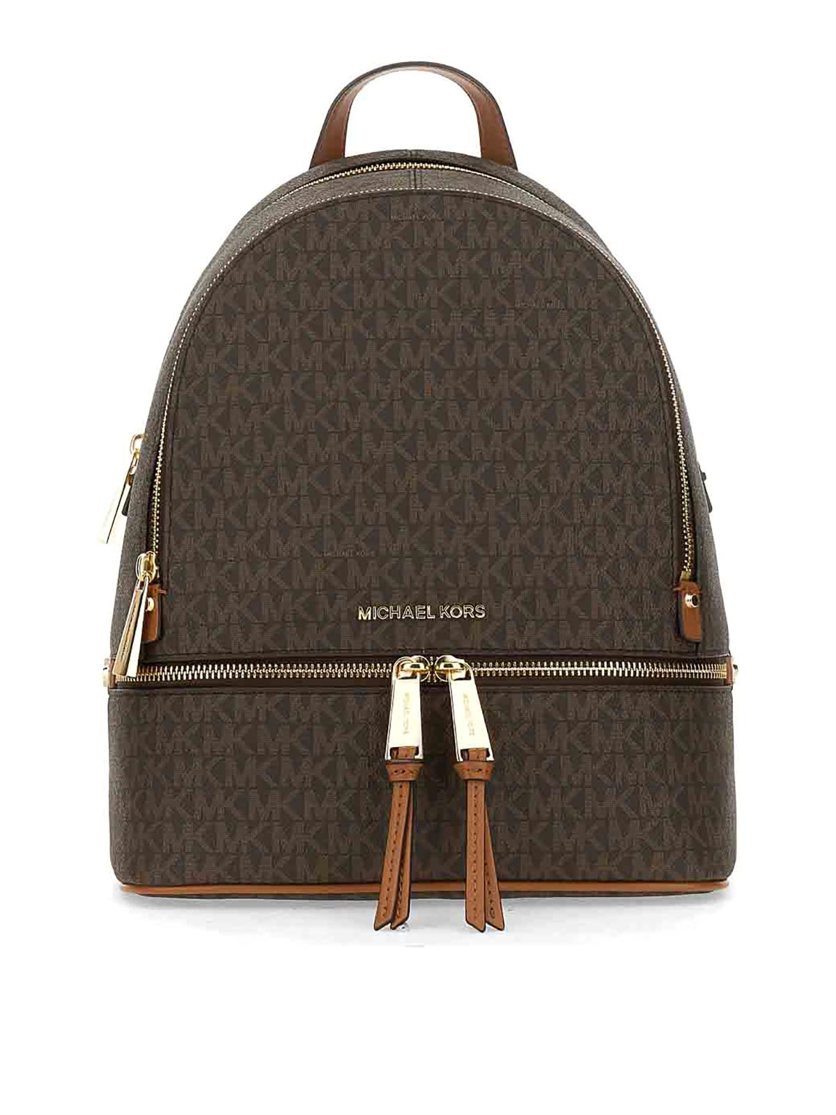 Michael Michael Kors Backpack Rhea Medium In Brown