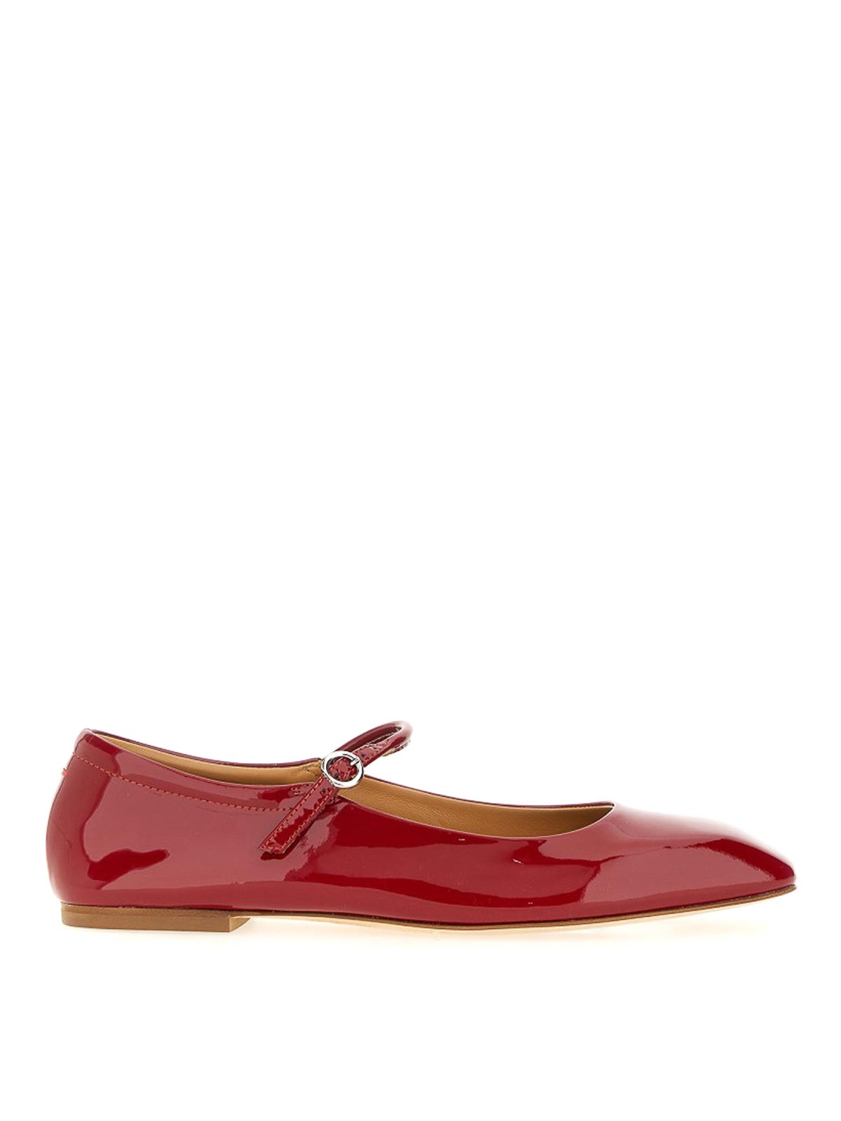 Shop Aeyde Mary Jane Uma In Red