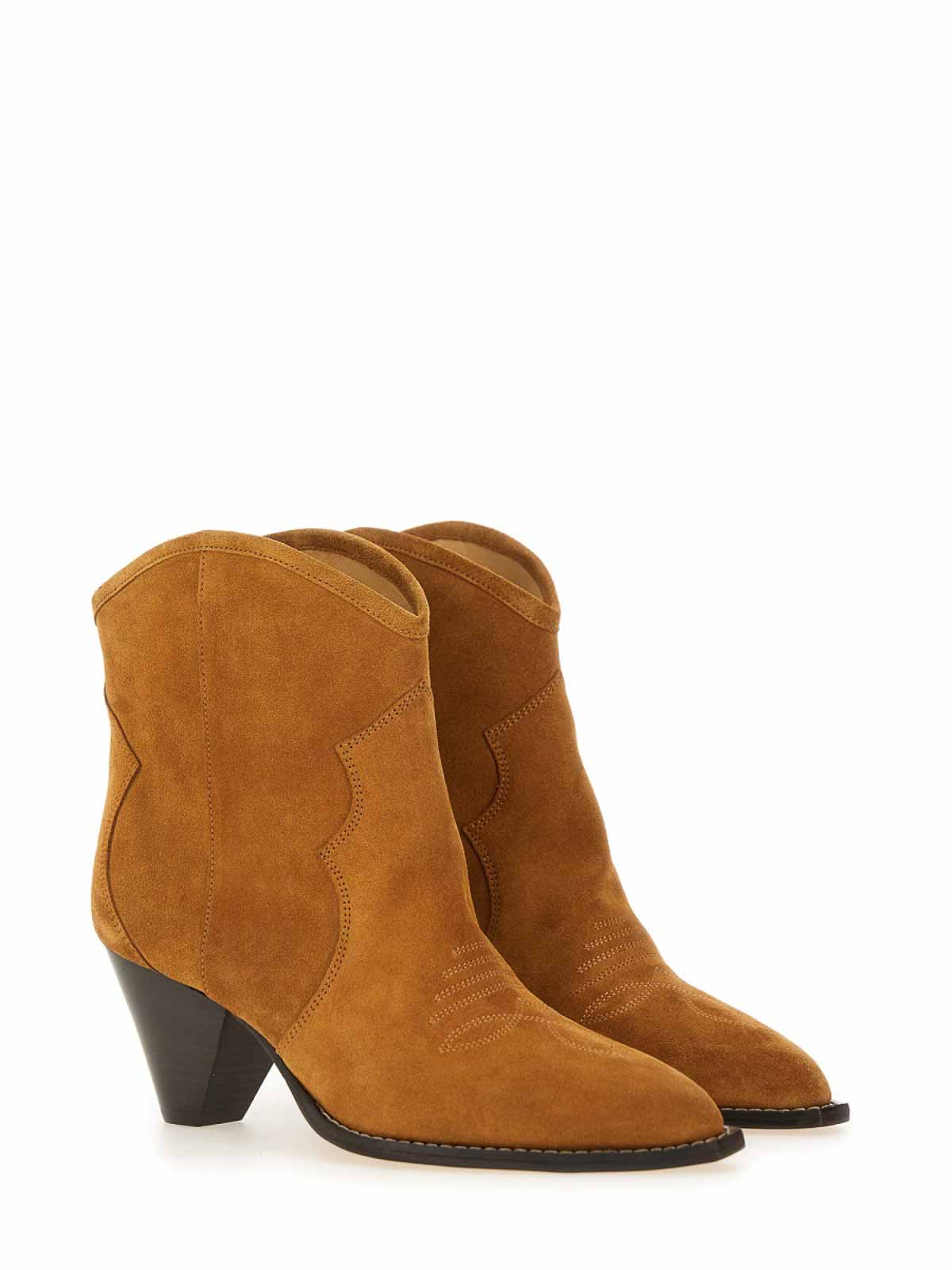 Shop Isabel Marant Boot Darizo In Light Brown