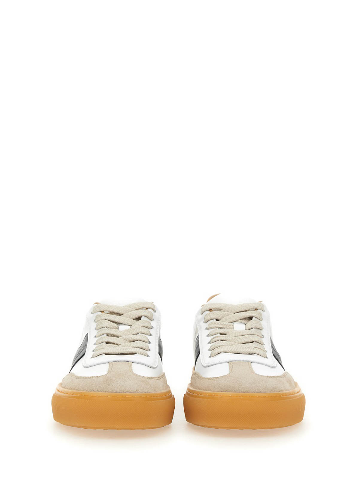 Shop Tod's Leather Sneaker In White