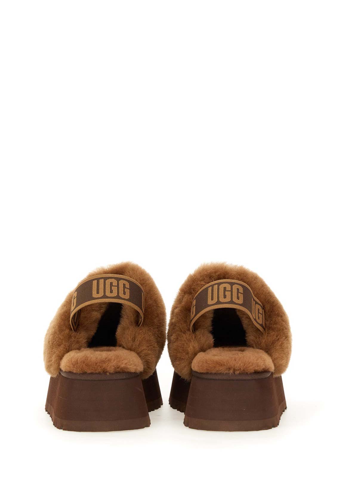 Shop Ugg Funkette Sandals In Brown