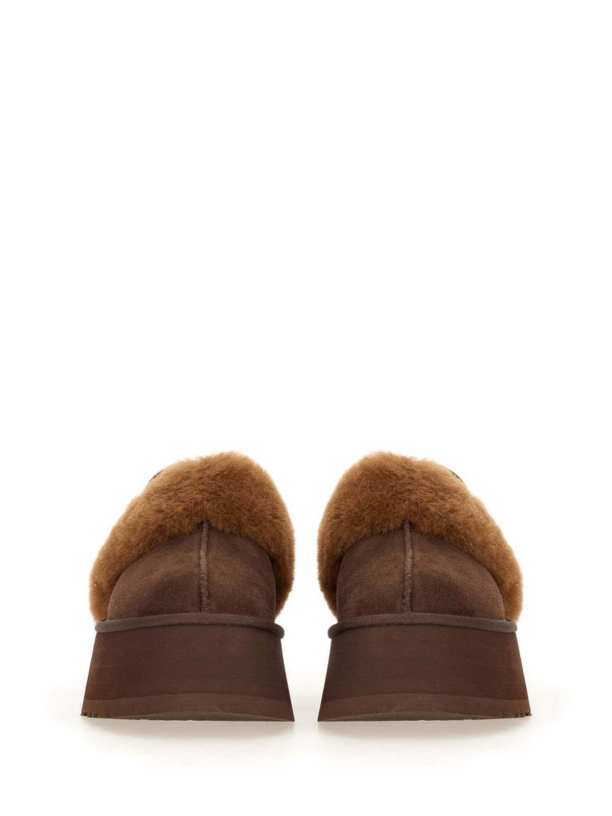 Shop Ugg Funkette Sandals In Brown